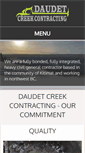 Mobile Screenshot of daudetcreek.com